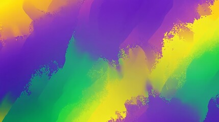 Wall Mural - a vibrant gradient background with mardi gras colors.featuring bright purples, greens, and yellows.c