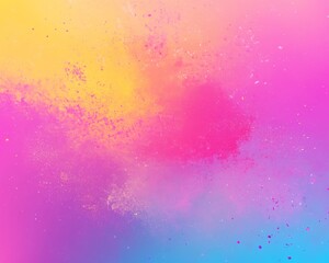 Wall Mural - a vibrant gradient background with neon festival colors.featuring bright pinks, greens, and blues.co