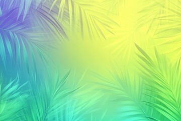 Wall Mural - a vibrant gradient background with tropical colors.featuring bright greens, yellows, and blues.conve
