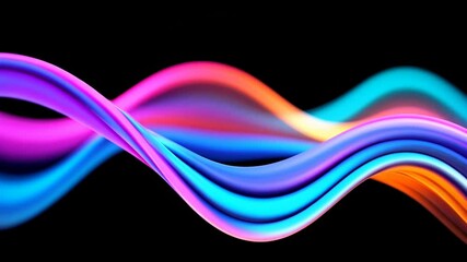 Poster - Business technology art abstract creative fluid visual kv design 