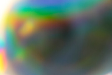 Poster - Abstract bright holographic background for design. Colorful rainbow image