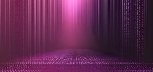 Fototapete - Binary code background, blue color, matrix, with lines creating a futuristic atmosphere, conveying a technological atmosphere