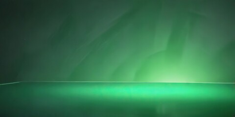 Wall Mural - Softly glowing green light background with subtle gradient effects, dreamy, soothing, earthy