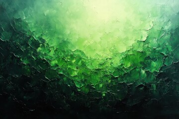 Poster - Abstract Green and Yellow Background Texture with Vintage Grunge and Elegant Spotlight Design