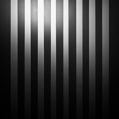 Poster - Vertical Stripes Seamless Pattern Monochrome Background Minimalist Design