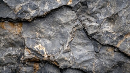 Poster - Textured gray marble stone surface with natural patterns ideal for abstract backgrounds in design and construction projects.