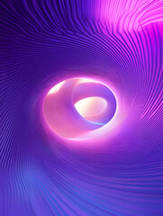 Poster - abstract purple vortex: an otherworldly abstract image featuring a swirling vortex of vibrant purple