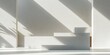 © k - Modern Minimalist Product Display with Geometric Blocks Casting Soft Shadows