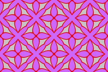 Fototapete - 
Abstract vector background with seamless geometric pattern of simple shapes. Stylish vector texture
