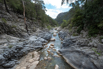 Wall Mural - Goynuk riverbed in Turkey