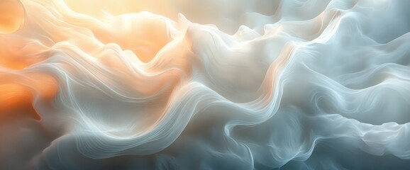 Aufkleber - Abstract Modern White Texture Background with Faint Swirling Circles and Light Gray Pattern