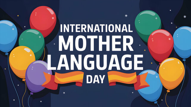 International mother language day banner design