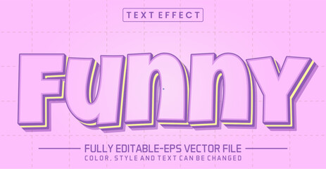Poster - Funny font Text effect editable