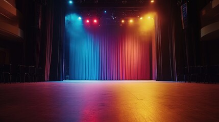 Canvas Print - Stage Lighting Colors