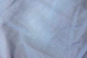 Poster - Blue wrinkled fabric texture. Closeup