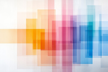 Poster - A vibrant abstract glass mesh with complex geometric patterns and radiant light beams passing through, adding a sense of movement,