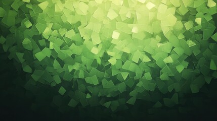 Sticker - Abstract Green Geometric Pattern Background