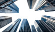 © akk png - bottom office view modern skyscraper business big buildings city urban landscape reflective building architecture street la surface center high rise town district highrise block