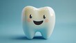 © pornsawan - 3D Cute healthy tooth,tooth character with toothbrush ,Dental care illustration set,childrens dentistry concept,pain and lean on other teeth cause of tooth decay,dental care for kids.