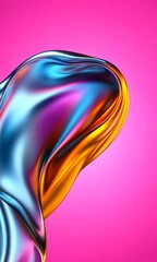 Poster - Business technology art abstract creative fluid visual kv design 