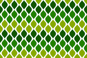 Wall Mural - green leaves seamless pattern. vector illustration.