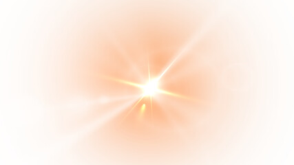 Wall Mural - png light effect. spotlight spark. stadium lighting. sunlight, spot lighting with insert bams of ice