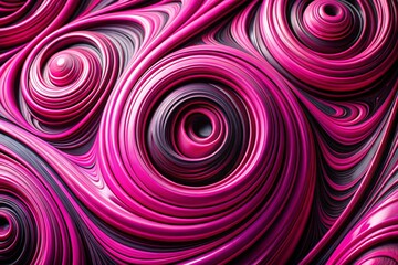 Poster - Abstract Pink and Black Swirls: High-Resolution Stock Photo with Deep Depth of Field