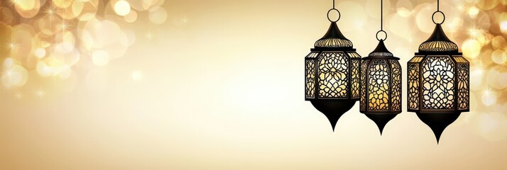 Wall Mural - elegant decorative lanterns for festive occasions, creating a warm ambiance in home and event decora