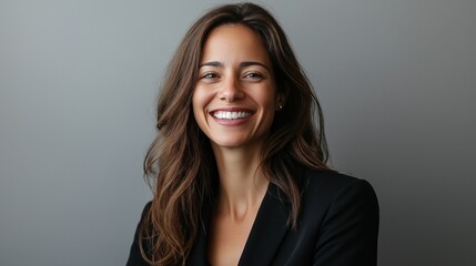 Aufkleber - In a vibrant office setting, a group of enthusiastic business professionals engage in cheerful conversation, radiating positivity and happiness.