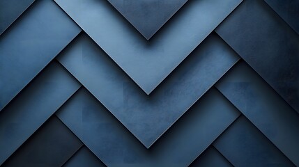 Poster - Abstract Blue Geometric Pattern:  A Study in Shades and Angles