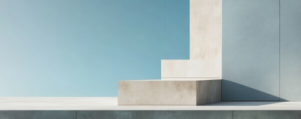 Poster - a minimalist composition with clean lines and simple shapes.
