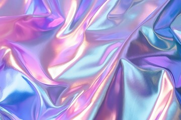 Wall Mural - plastic wrap texture backgrounds rainbow silk
