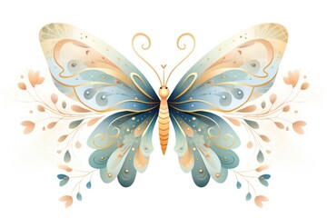 Canvas Print - Butterfly pattern animal art