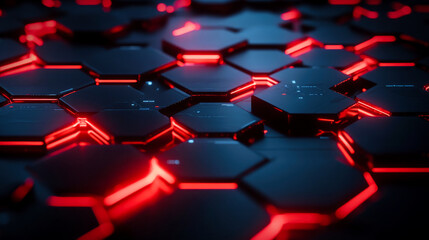 Poster - Abstract digital futuristic design. Advanced technology concept.