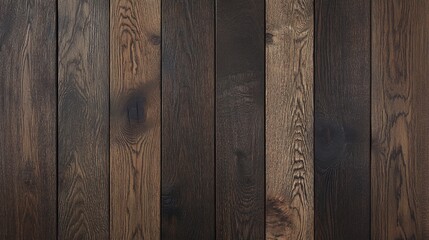 Poster - Rustic dark brown wooden floor panels background ideal for showcasing flooring concepts and interior design inspirations