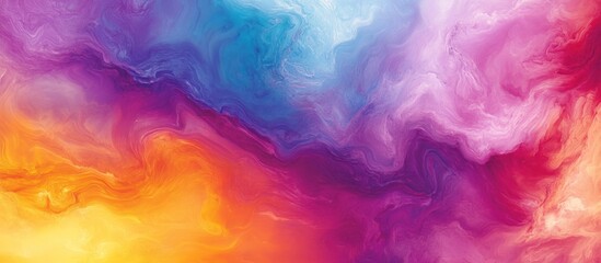Wall Mural - abstract colorful swirls, vibrant hues blend.