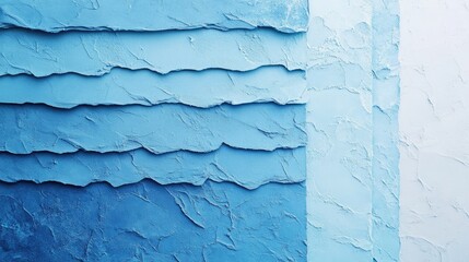 Aufkleber - Textured gradient backdrop featuring layered sky blue tones with subtle variations for design applications in modern interior aesthetics.