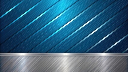 Sticker - abstract metal background with stripes