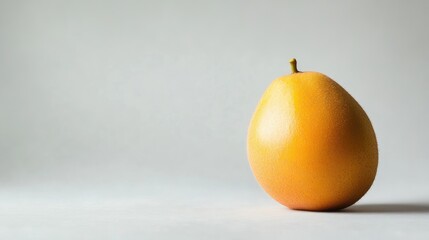 Aufkleber - Single Orange Kiwi Fruit on Neutral Background with Ample Copy Space for Creative Design and Marketing Applications