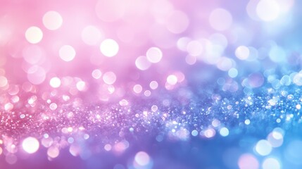 Poster - Holographic gradient background with soft focus bokeh effect ideal for creative and themed digital compositions