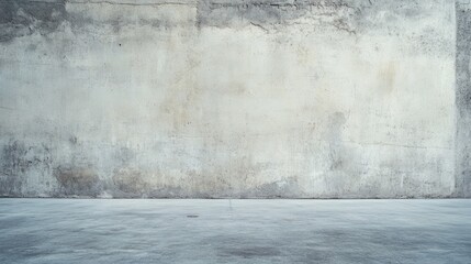 Poster - neutral textured concrete wall backdrop for design applications and mockups with ample empty space f