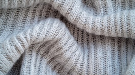 Poster - light gray soft fabric texture featuring a square knit pattern ideal for fashion and interior design