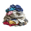 © Pngs  - Laundry Pile on White Background on transparent background.