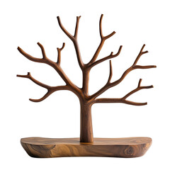 Wall Mural - Walnut Hall Tree isolated on transparent background