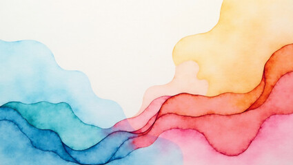 Wall Mural - Tranquil Watercolor Balance Concept