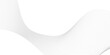 © Ahmad Araf - Abstract grey, white smooth element swoosh speed wave modern stream transparent background. Abstract wave line for banner, template, wallpaper background with wave design. Vector illustration