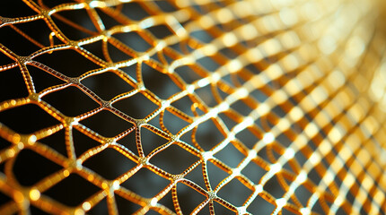 Poster - Golden net texture background