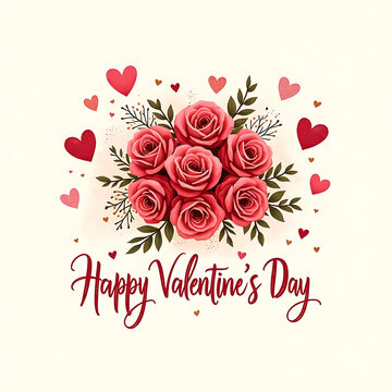 Valentines day background with heart pattern. Happy valentines day.