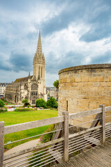 Wall Mural - Caen, France. St Peter's Catholic Church