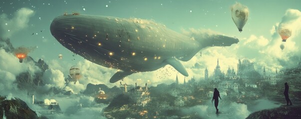 Wall Mural - a fantastical world filled with wonder and magic.